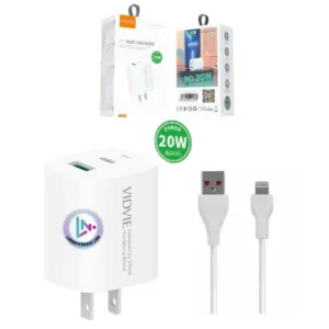 Cargador VIDVIE IPHONE 20W plm348