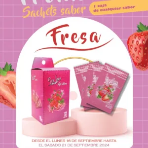 Lubricante Sachets Fresa